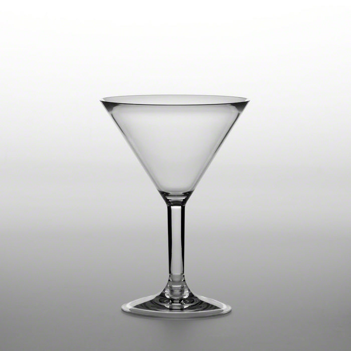 Martiniglas, Mehrweg, Kunststoff, 240 ml, unzerbrechlich, bruchsicher, bruchfest, Trinkglas